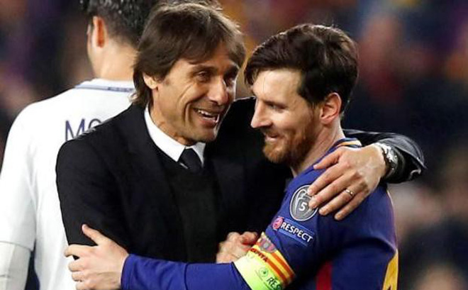 Conte phủ nhận về thương vụ Messi