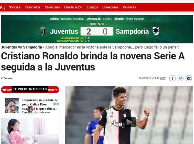 Juventus vô địch Serie A: Báo Italia tung hô Ronaldo, vinh danh chiến tích - 5