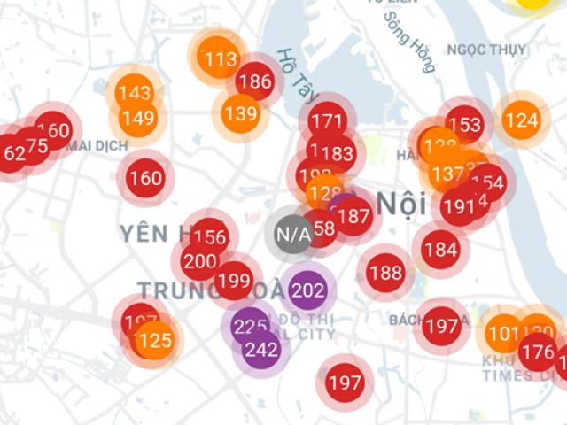 Điều hiếm gặp: Không khí Hà Nội ô nhiễm nghiêm trọng giữa mùa hè