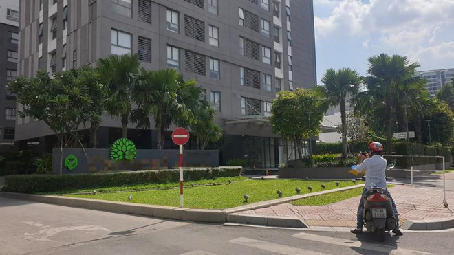 Chung cư OG. nơi xảy ra vụ việc. Ảnh: NT