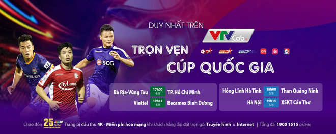Lịch thi đấu bóng đá Cúp Quốc gia Việt Nam 2020: 4/8 đá tứ kết - 1