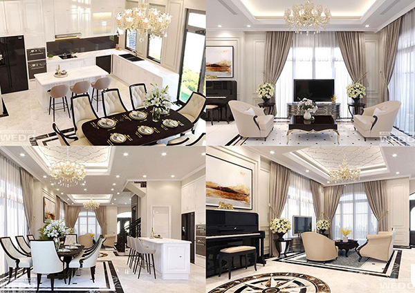 Thiết kế nội thất biệt thự Vinhomes Starcity Thanh Hóa