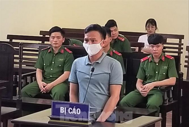 Bị cáo Nguyễn Quang Huy tại tòa