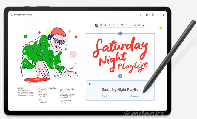 Hình ảnh mới "gây sốt" về cặp máy tính bảng Galaxy Tab S7 - 5