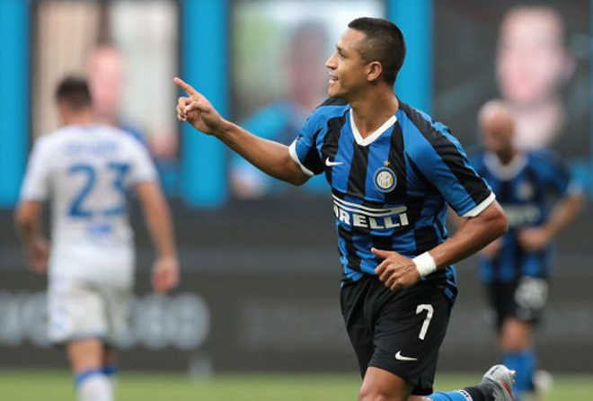 Sanchez đang đạt phong độ cao trong màu áo Inter Milan