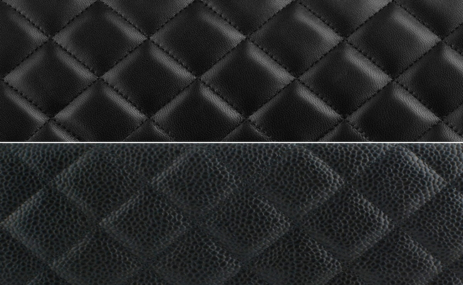 Túi xách Chanel thường được làm từ da cừu hoặc da cá tầm, đôi khi được kết hợp với denim hay vải tweed.

