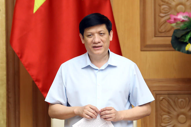 GS.TS Nguyễn Thanh Long, Quyền Bộ trưởng Bộ Y tế.&nbsp;Ảnh: VGP
