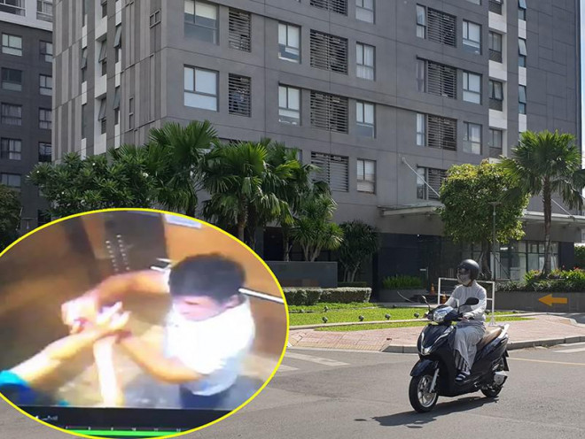 Chung cư nơi xảy ra vụ việc ở trên đường Hồng Hà (phường 9, quận Phú Nhuận). Ảnh NT.