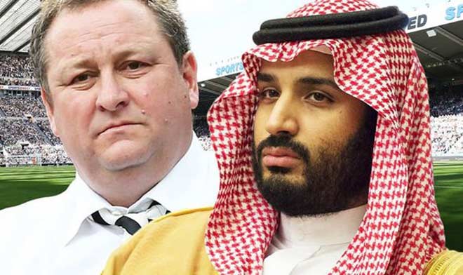 Newcastle&nbsp;đổi chủ hụt,&nbsp;thái tử Muhammad bin Salman (phải) lỡ cơ hội sở hữu tài sản cao hơn&nbsp;cả 19 CLB Premier League khác cộng lại