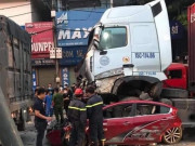 Tin tức trong ngày - Vụ xe container chèn ô tô chờ đèn đỏ, 3 người chết: Kết quả kiểm tra ma túy, nồng độ cồn tài xế