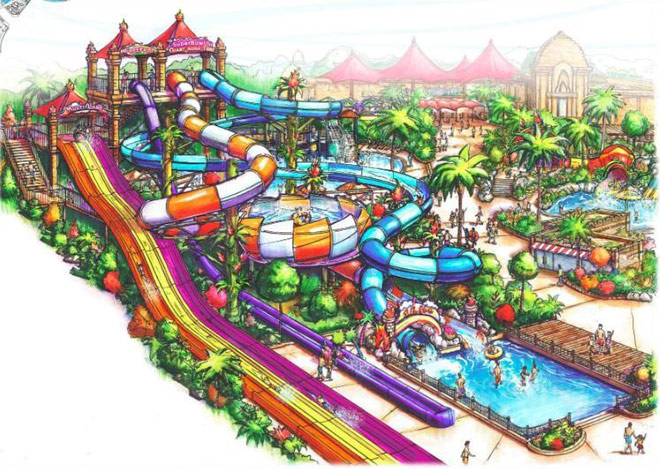 Đại công viên nước hiện đại bậc nhất Phan Thiết với sức chứa lên đến 4.500 người