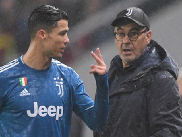 HLV Sarri dễ bị Juventus sa thải, tiết lộ bất ngờ về Ronaldo trước giờ đá C1