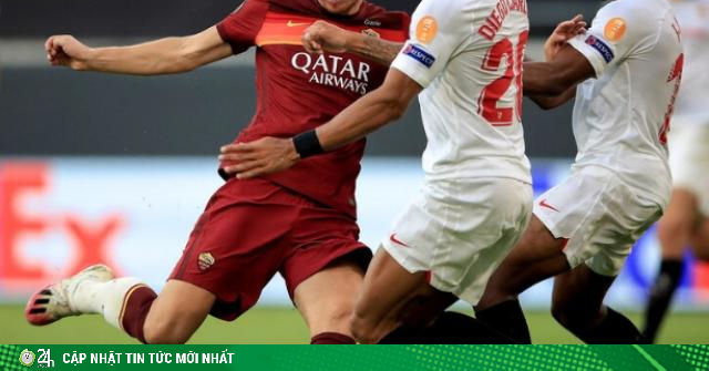 Kết quả bóng đá Europa League Sevilla - AS Roma: Định đoạt hiệp 1, thẻ đỏ hạ màn