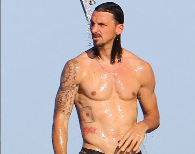 Ibrahimovic đang xả hơi cùng gia đình tại Pháp