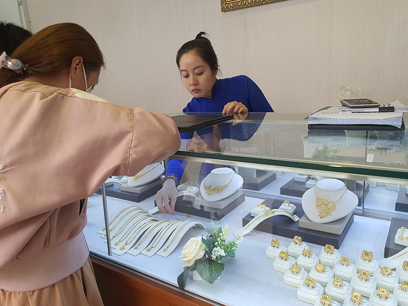 Giá vàng liên tục tăng mạnh trong những ngày gần đây. Ảnh: TL&nbsp;