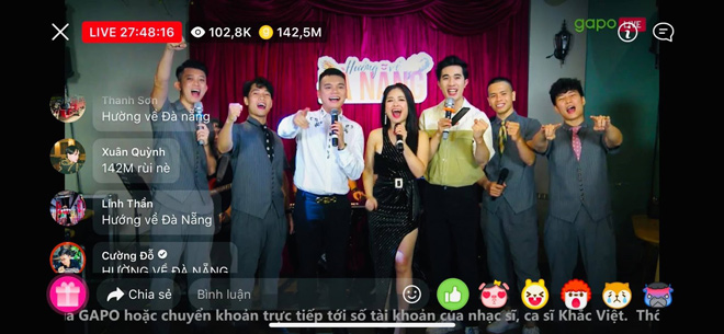 Gần 200 triệu đồng được ủng hộ cho Đà Nẵng qua liveshow trên mạng xã hội Gapo - 2