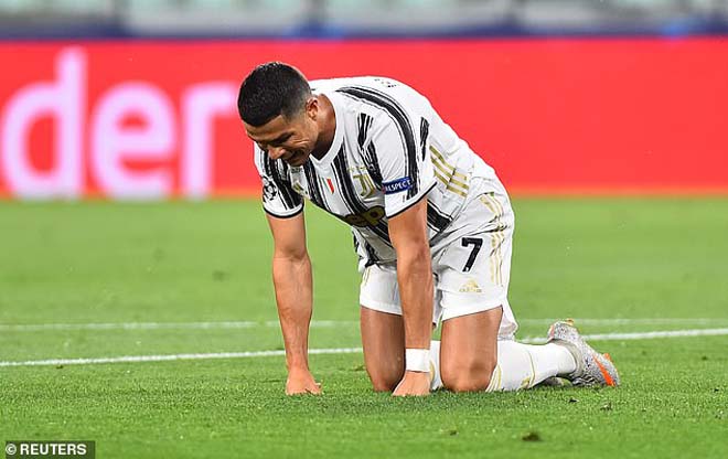 Ronaldo thất vọng vì Juventus bị loại khỏi Champions League