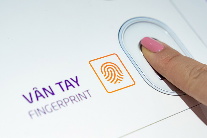 Lớp giao dịch vân tay gia tăng bảo mật