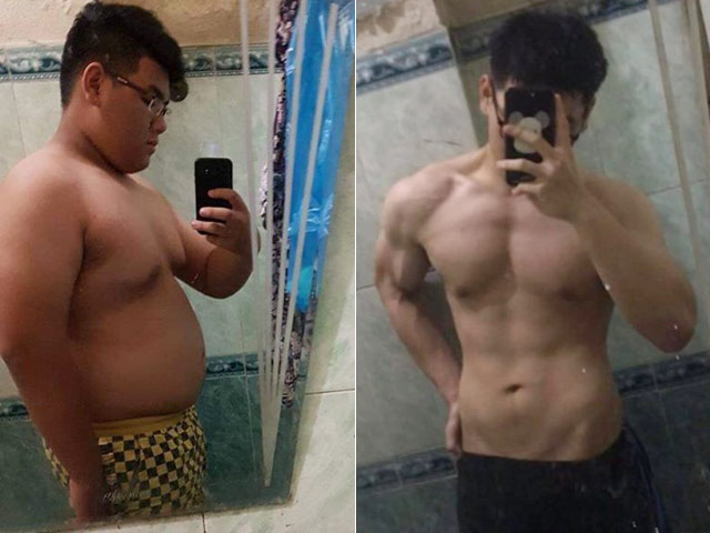 Bạn trẻ - Cuộc sống - Ám ảnh vì lời chê bai, nam sinh Hà Nội quyết biến thân hình "cục mỡ di động" thành "cực phẩm"