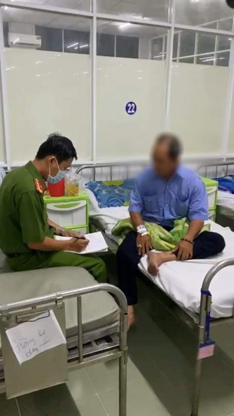 Công an cũng vào bệnh viện lấy lời khai ông Cường