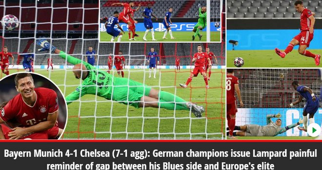 Bayern hủy diệt 7-1 Chelsea: Kinh ngạc Lewandowski, báo chí Anh ngả mũ - 3