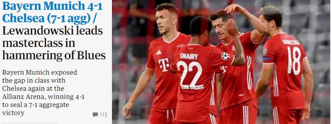 Bayern hủy diệt 7-1 Chelsea: Kinh ngạc Lewandowski, báo chí Anh ngả mũ - 4