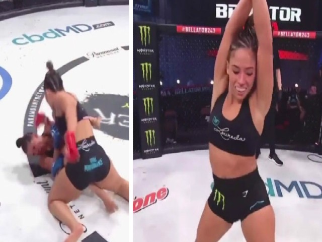 Thể thao - Đấm đối thủ “lên bờ xuống ruộng”, nữ thần bốc lửa UFC nhảy múa gây sốc