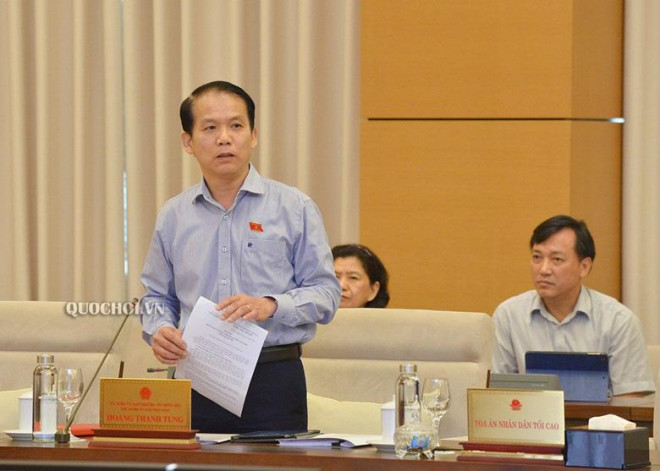 Chủ nhiệm UBPL Hoàng Thanh Tùng - Ảnh: Nguyễn Nam