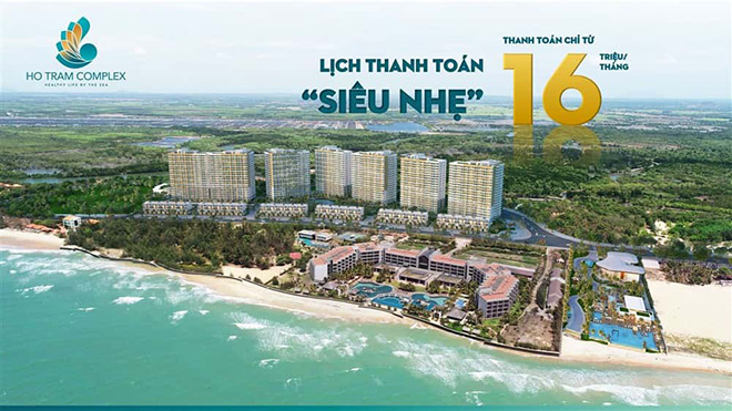 Phối cảnh dự án Hồ Tràm Complex
