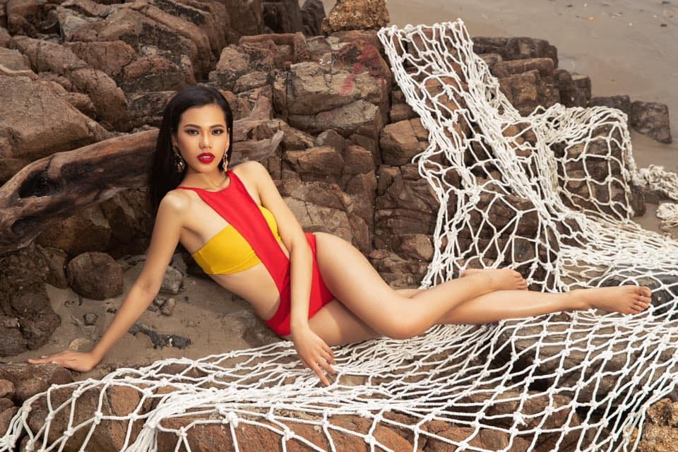 Minh Tâm từng thi Hoa hậu Hoàn vũ Việt Nam 2019 và lọt top 45.