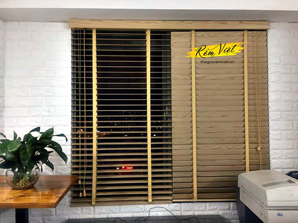 Rèm gỗ tự nhiên cho văn phòng