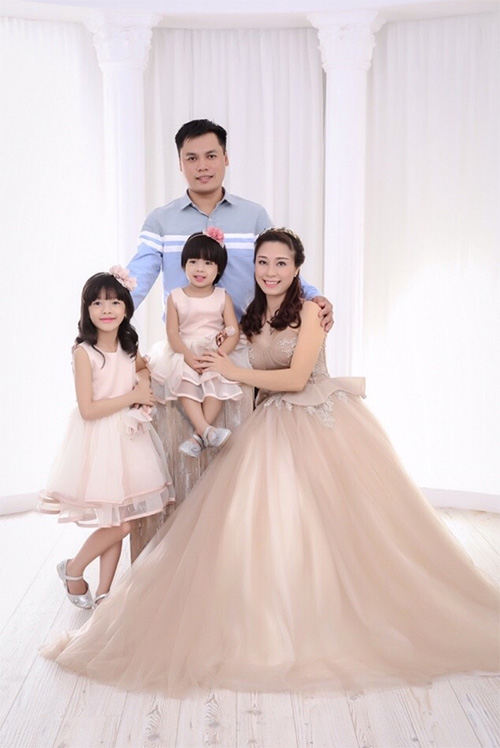 Ngoài công việc, chị Thu luôn giành tình yêu thương cho gia đình nhỏ