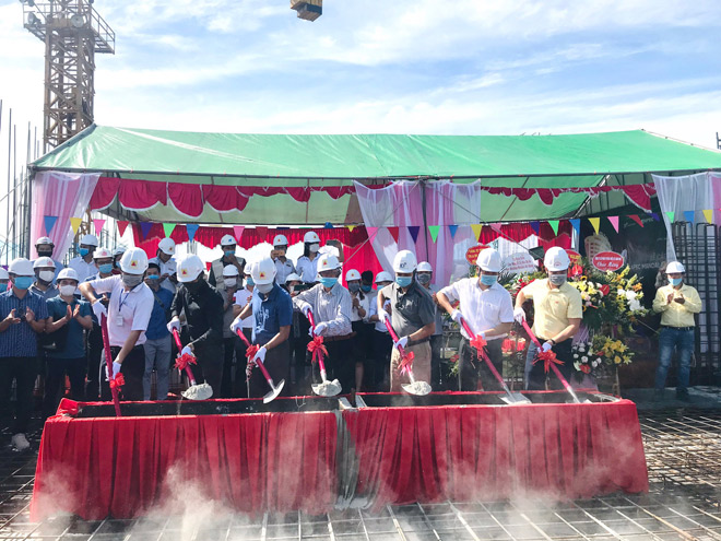 Dự án cất nóc vào ngày 11/8 vừa qua