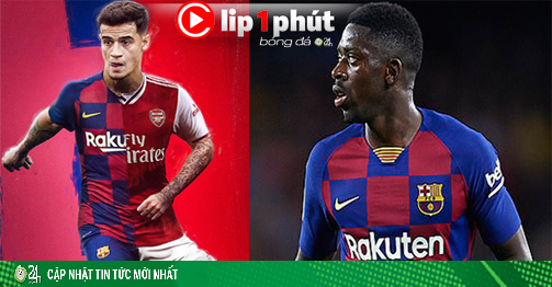 Liverpool và Arsenal chờ nổ bom tấn, MU rước SAO Barca nếu lỡ Sancho (Clip 1 phút Bóng đá 24H)