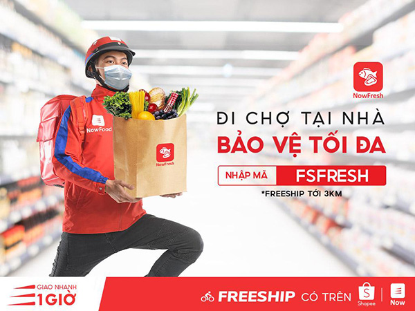 Đà Nẵng phát phiếu đi chợ, “Now” triển khai “đi chợ hộ” miễn phí giao hàng đến 3km - 3