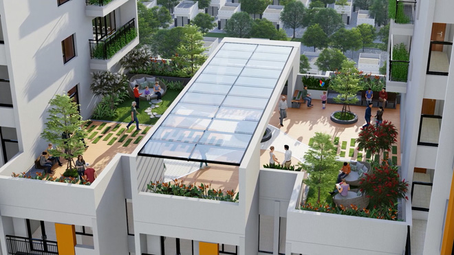 Tầng 13 dự án tích hợp nhiều tiện ích để phục vụ cư dân