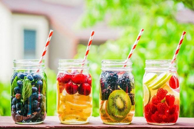 Giảm mỡ bụng bằng cách sử dụng nước detox