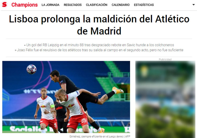 Atletico bị hất cẳng đau đớn ở Cúp C1: Báo Tây Ban Nha đổ lỗi cho Simeone - 4