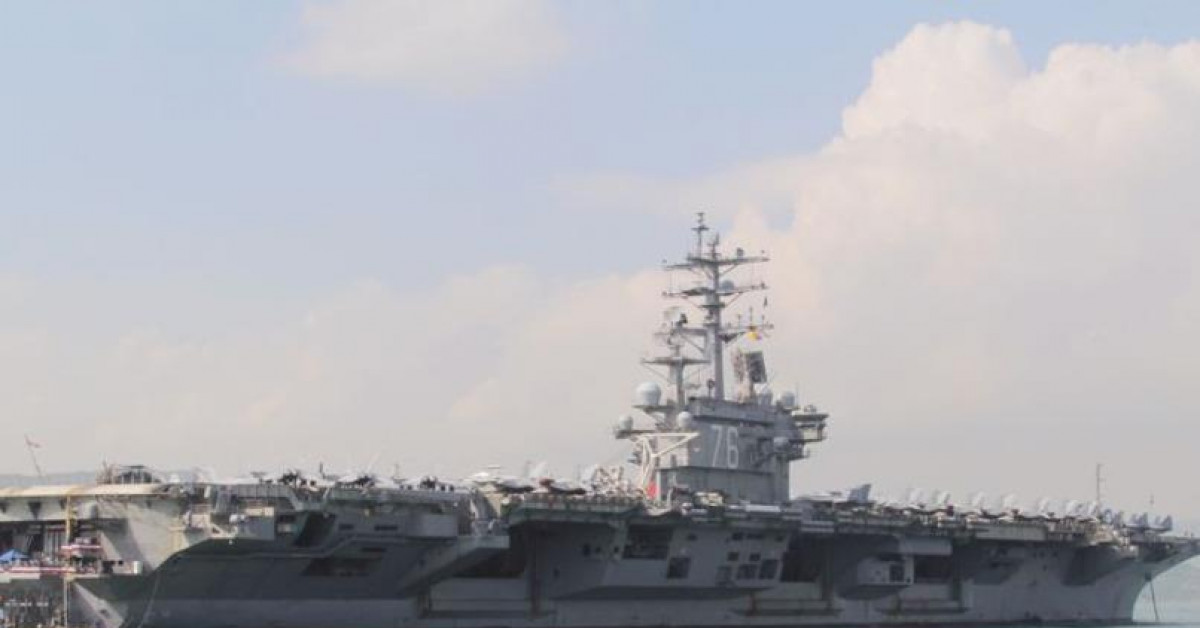 Thế giới - Tàu sân bay Mỹ Ronald Reagan quay lại tập trận ở Biển Đông