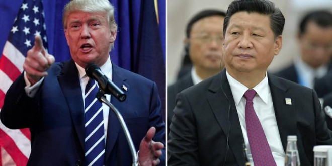Việc ông Trump (trái) tranh thủ tối đa vấn đề Trung Quốc nhằm tái đắc cử đã khiến ông Tập (phải) Bắc Kinh phải thay đổi lại chiến lược. Ảnh:&nbsp;TFIPOST
