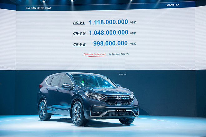 Giá lăn bánh xe Honda CR-V mới nhất tháng 8/2020 - 2