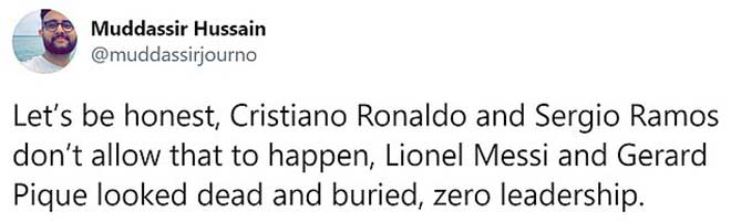 Messi thua đậm Cúp C1 chưa đủ, bị chê tài thủ lĩnh thua xa Ronaldo - 3