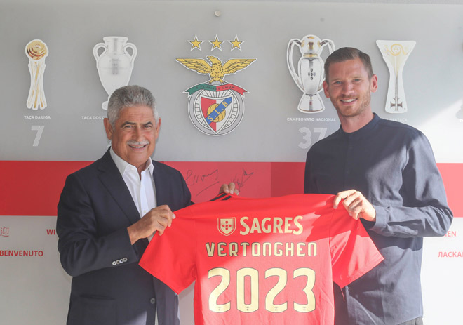 Benfica sẽ có sự phục vụ của Jan Vertonghen đến mùa hè năm 2023