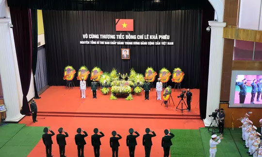Lễ truy điệu và Lễ an táng nguyên Tổng Bí thư Lê Khả Phiêu - 28
