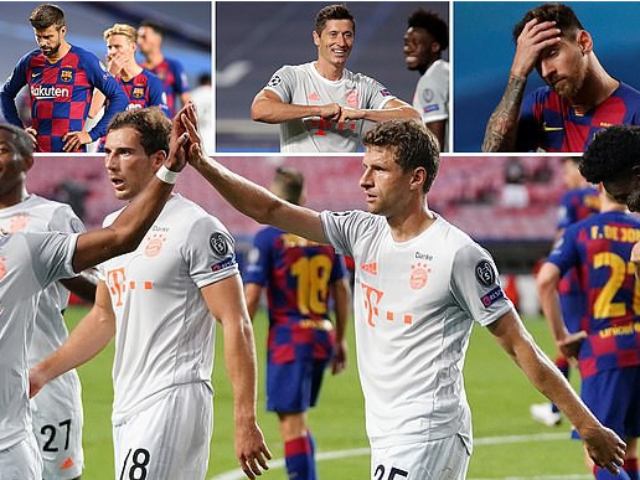 Bóng đá - Chấn động tỷ số 8-2 tứ kết Cúp C1: Barca quá "nát" hay Bayern quá mạnh?