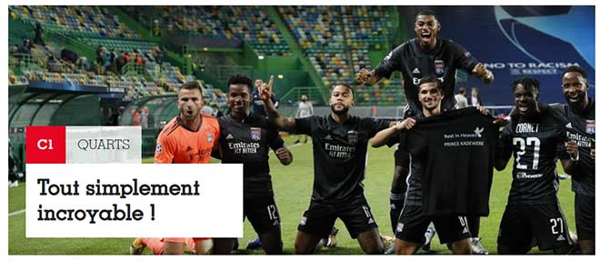 Lyon loại sốc Man City Cúp C1: Báo Pháp hân hoan, báo Anh cười nhạo Sterling - 2