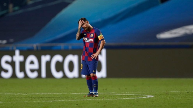Lionel Messi quá chán nản với Barcelona