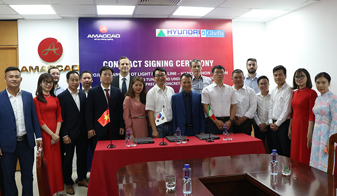 Tập đoàn Amaccao ký kết hợp tác với Liên danh Hyundai – Ghella thực hiện gói thầu gần 300 tỉ đồng - 1