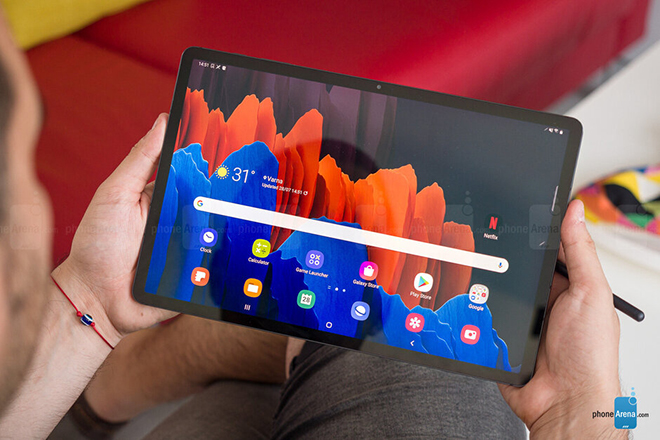 Đánh giá siêu phẩm tablet Galaxy Tab S7+ - 1