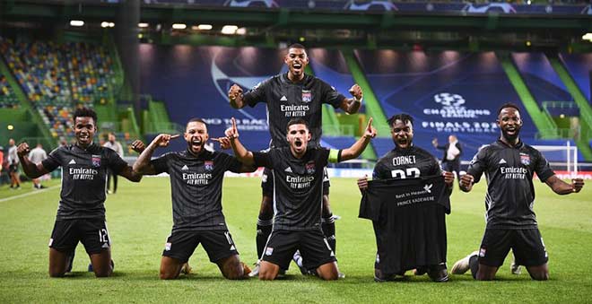 Lyon tạo nên 2 cơn địa chấn liên tiếp khi loại cả Juventus và Man City ở Champions League